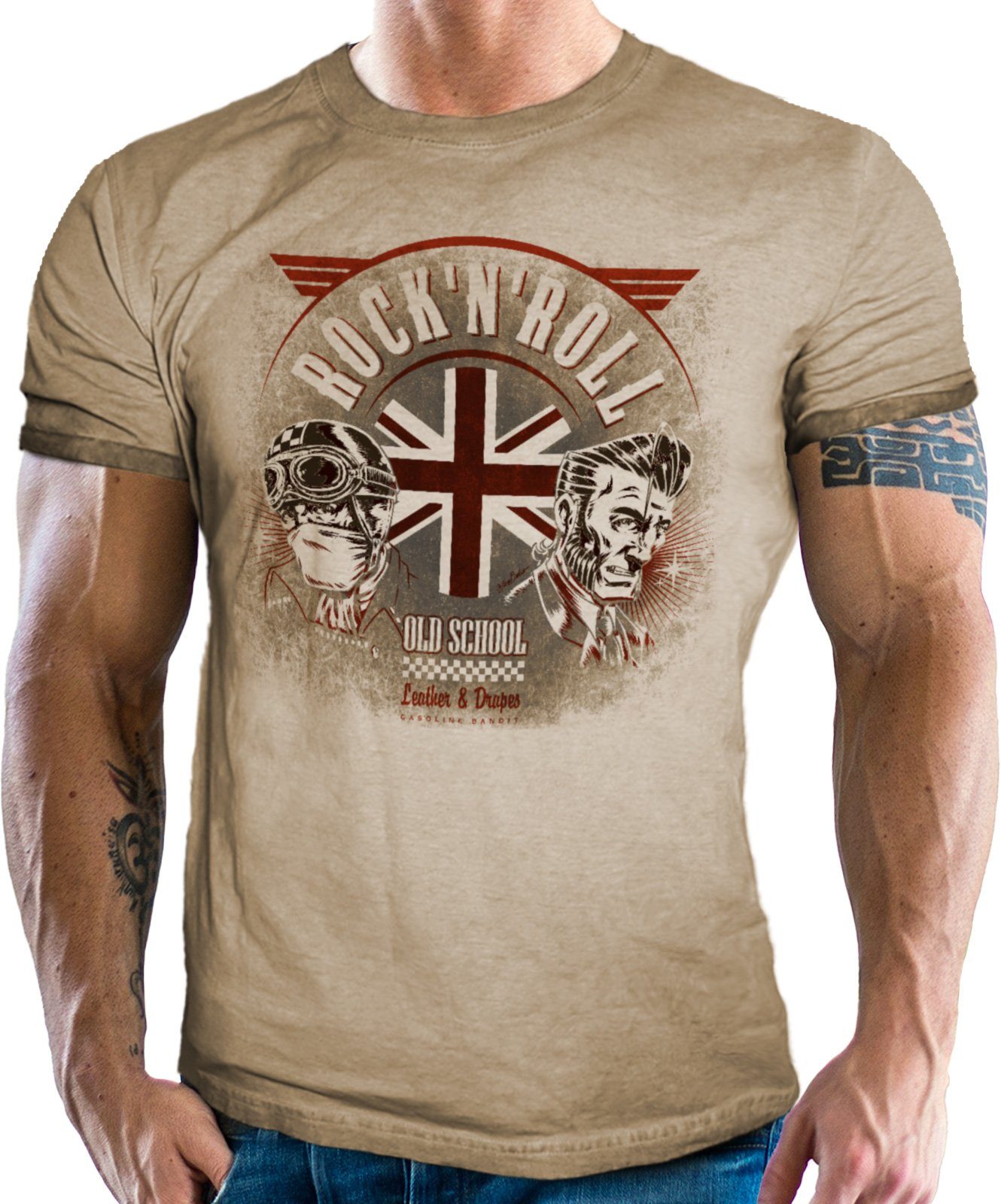 GASOLINE BANDIT® T-Shirt für Rockabilly Fans: günstig online kaufen