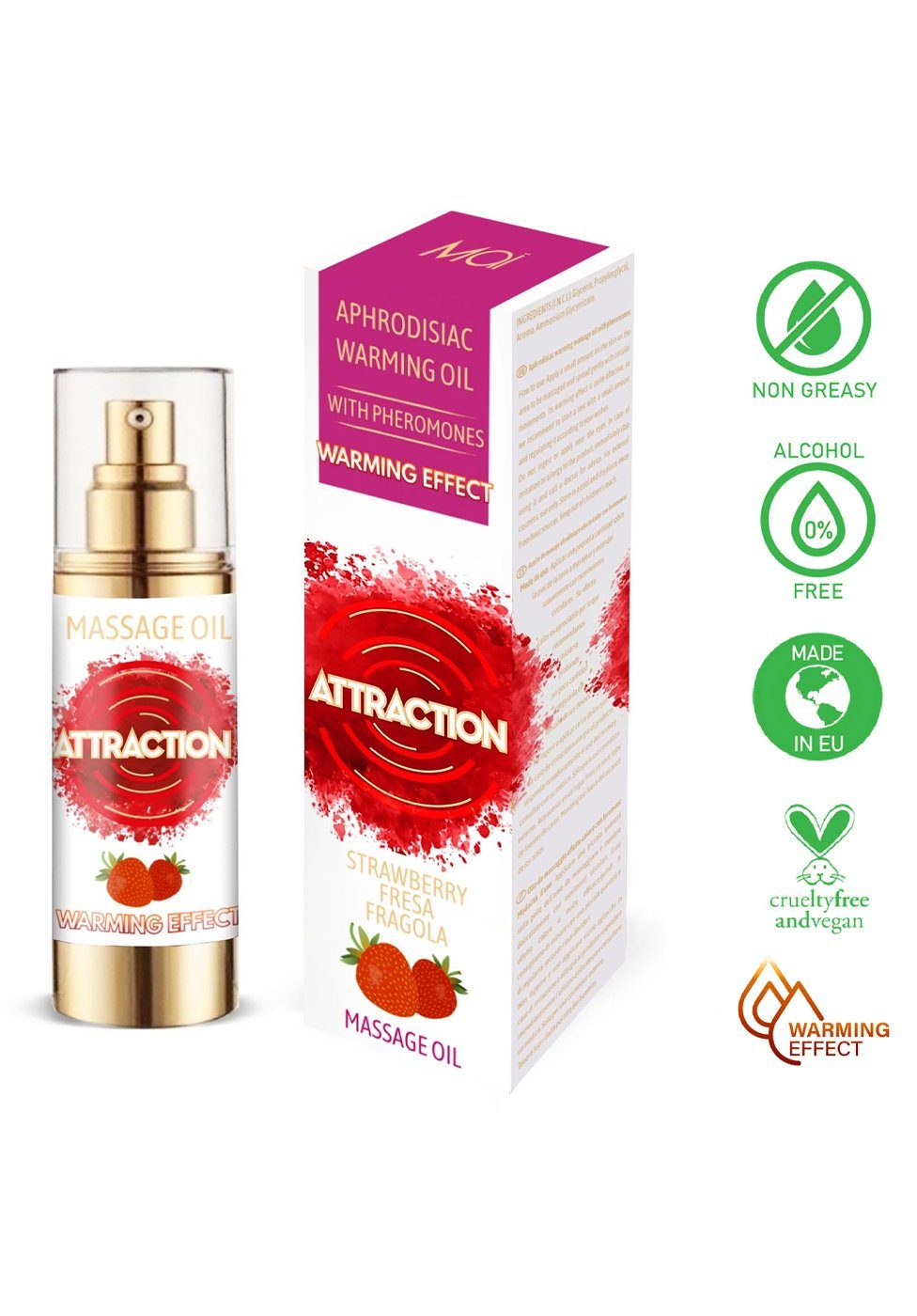 Massageöl Mai Massageöl Erdbeer Pheromon Cosmetics -