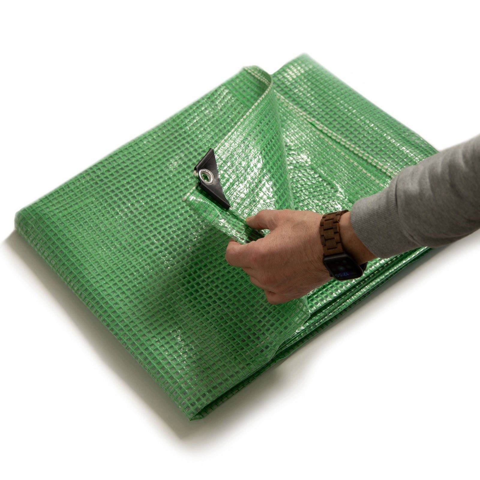 casa pura Schutzplane Leno 140 g/m², Abdeckplane erhältlich in 2 Farben & vielen Größen, Wasserdicht, reißfest