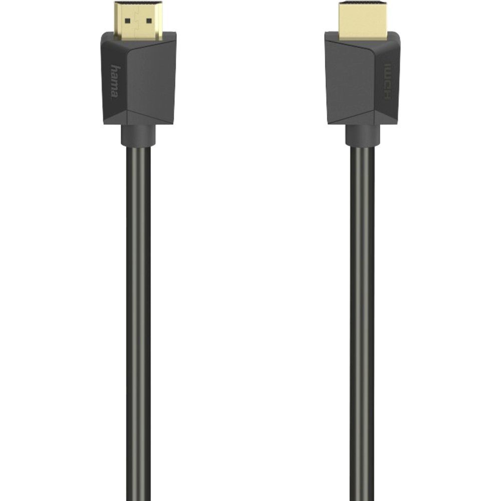 Hama HDMI Anschlusskabel HDMI-A Stecker, HDMI-A Stecker 5.00 m Schwarz HDMI-Kabel