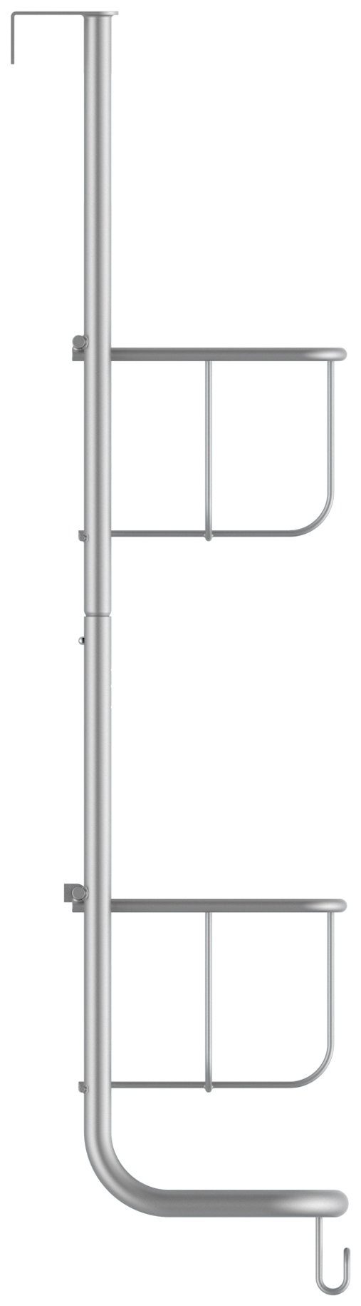 Eisl Duschregal Silber, o. Bohren, Duschablage, günstig online kaufen