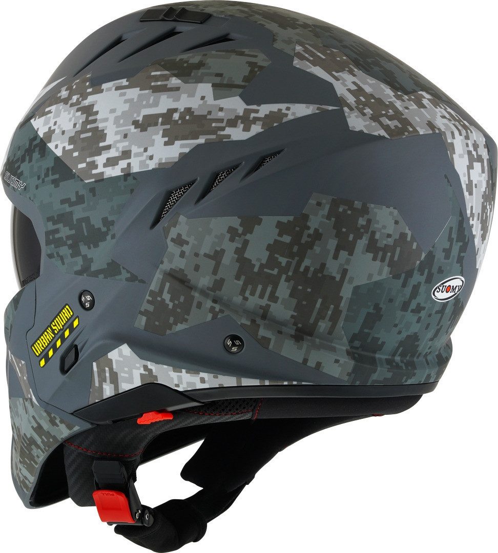Suomy Motorradhelm Armor Urban Squad Jethelm, integriertes Sonnenvisier