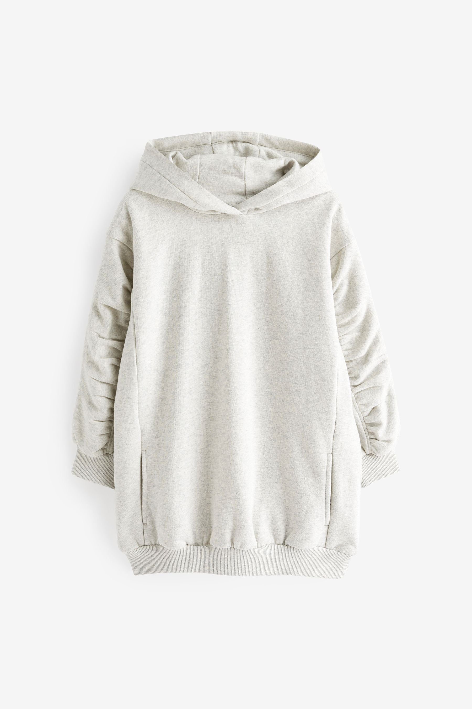 Next Longsweatshirt Langes Kapuzensweatshirt (1-tlg) Grey