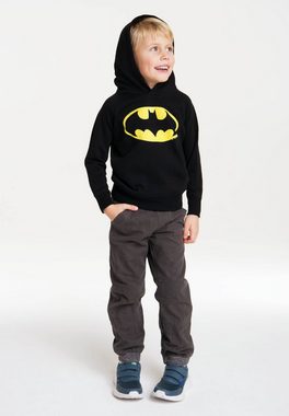 LOGOSHIRT Kapuzensweatshirt DC - Batman Logo mit Batman-Logo