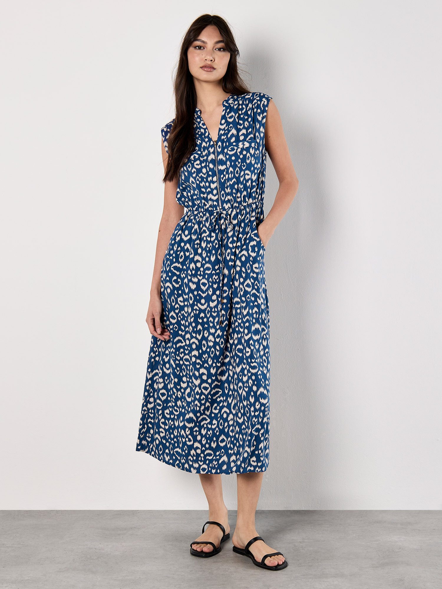 Druckkleid Midikleid