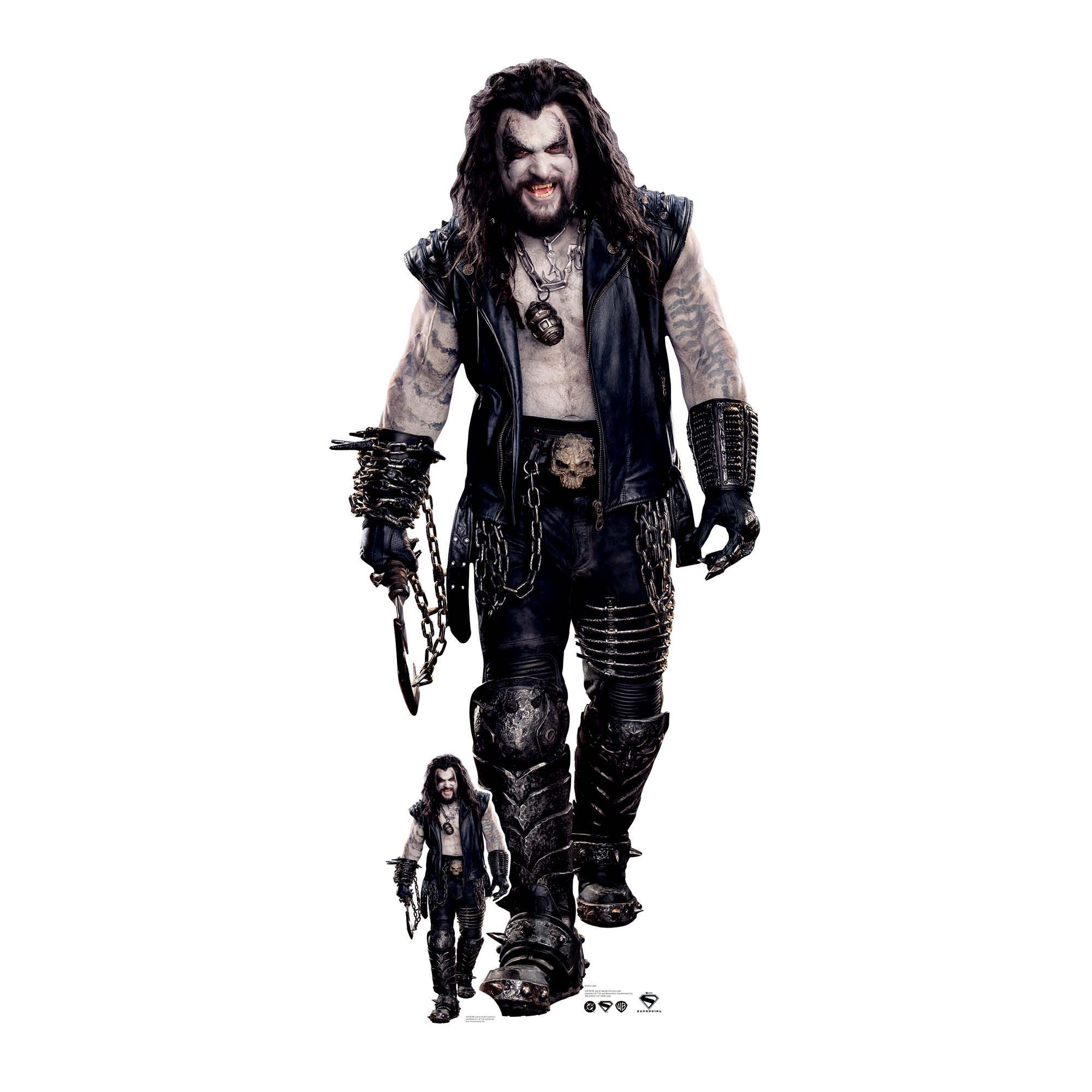 Dekofigur Lobo - Jason Momoa - Pappaufsteller - 87x194 cm