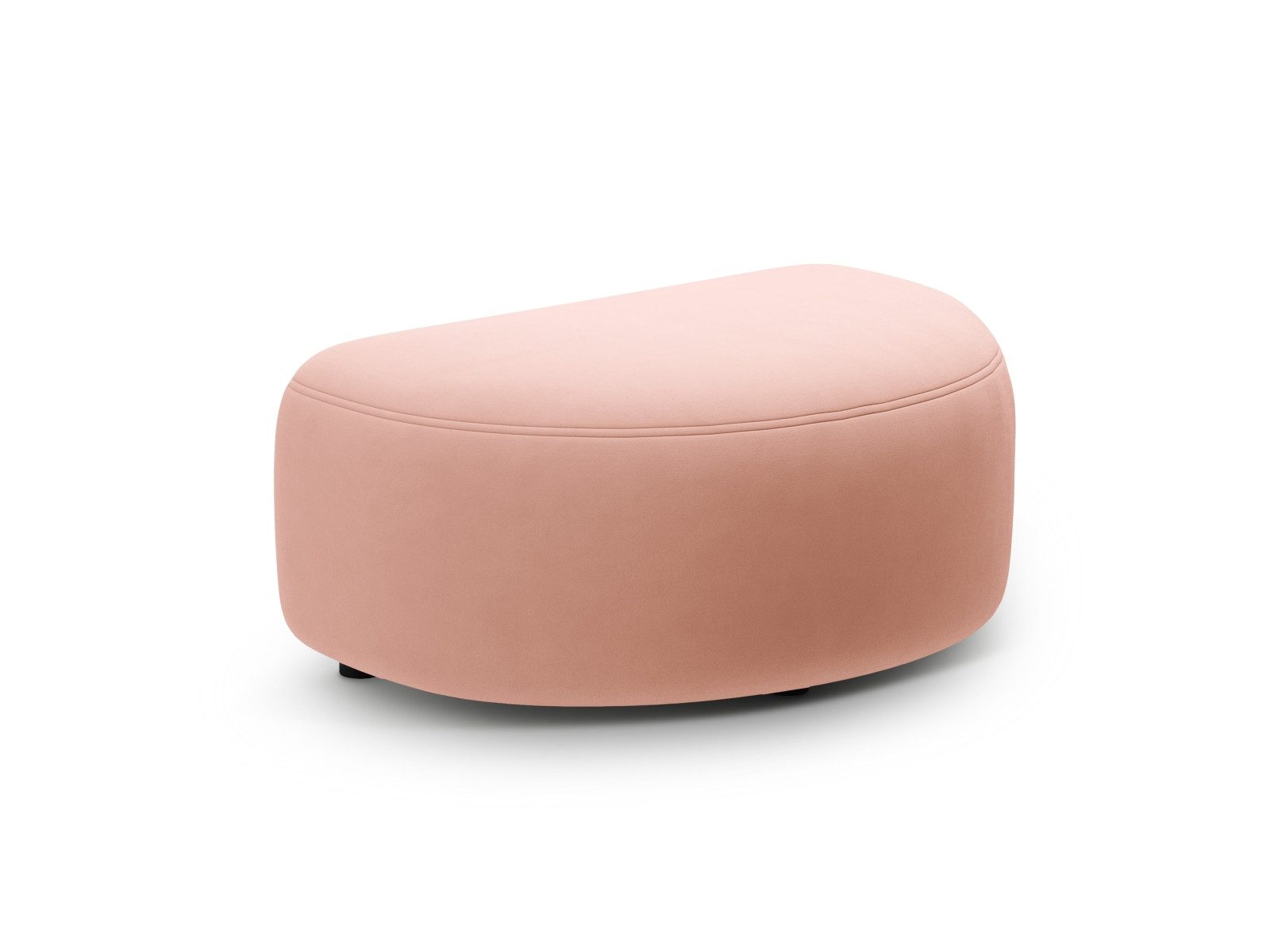 Micadoni Sitzhocker Kate, 1-Sitzer halbrund