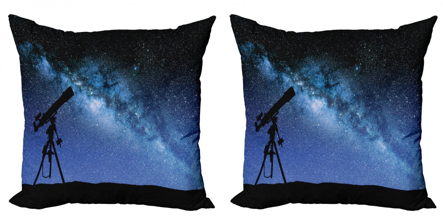 Kissenbezüge Modern Accent Doppelseitiger Digitaldruck, Abakuhaus (2 Stück), Galaxis Milchstraße Nacht Galaxy