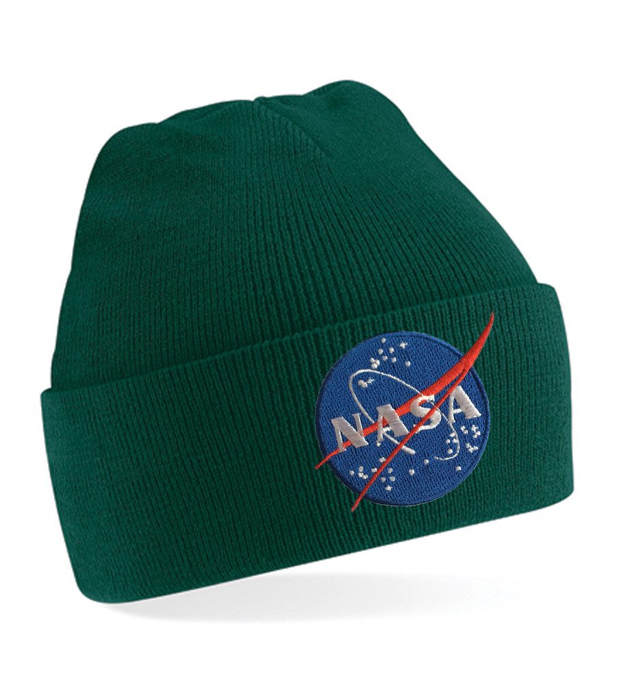 Blondie & Brownie Beanie NASA – Stylische Mütze mit Logo, Perfekt für Weltraum-Fans