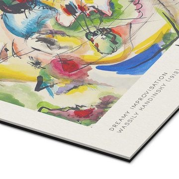Posterlounge XXL-Wandbild Wassily Kandinsky, Dreamy Improvisation, Wohnzimmer Modern Malerei