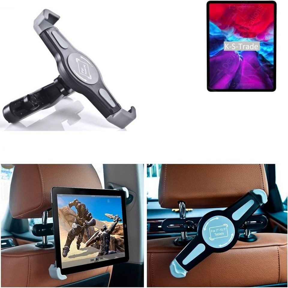 K-S-Trade für Apple iPad Pro 11 (2020) Tablet-Halterung, (Tablethalterung  KFZ Kopfstützen Halterung 360° Auto Sitzhalterung)