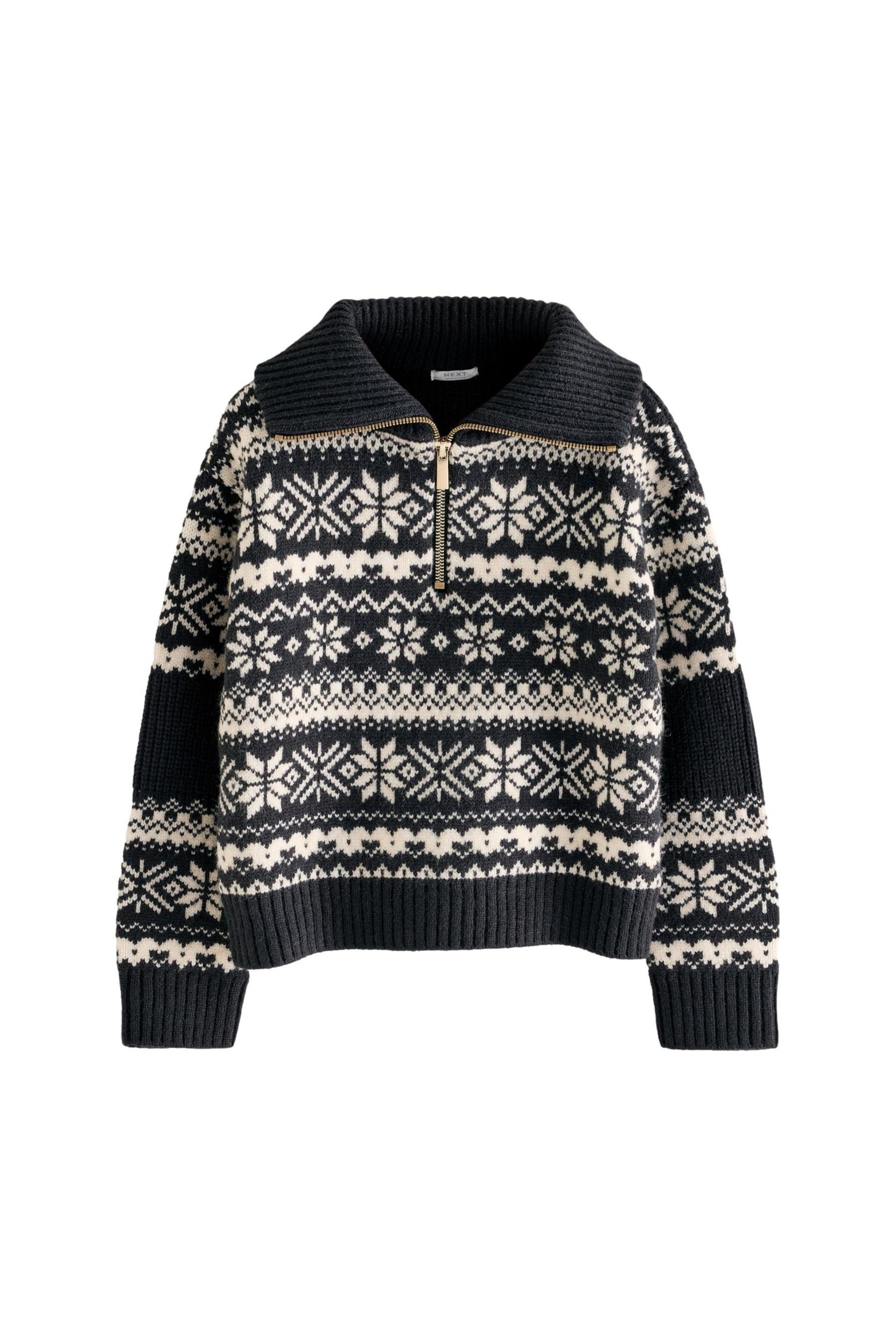 Next Troyer Troyer mit Fairisle-Muster (1-tlg)