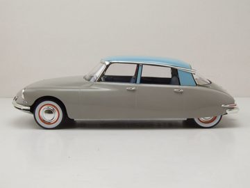 Norev Modellauto Citroen DS 19 1956 grau hellblau Modellauto 1:18 Norev, Maßstab 1:18