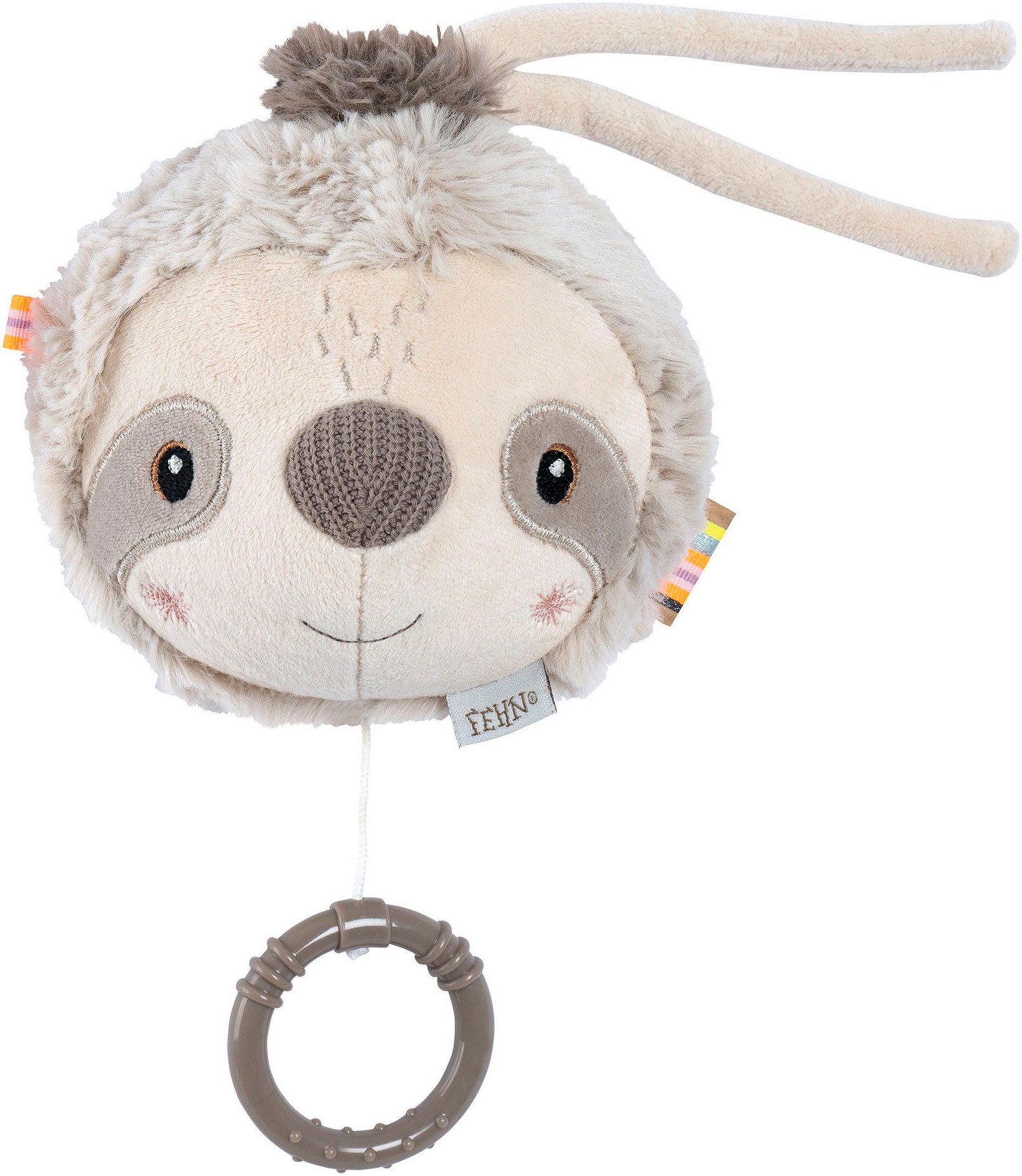 Fehn Spieluhr Lazy, Crazy & Pink, Faultier