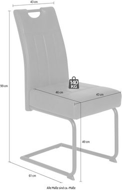 HELA Esszimmerstuhl Betty (Set, 2 St), 2 oder 4 Stück, mit Federkern Polsterung