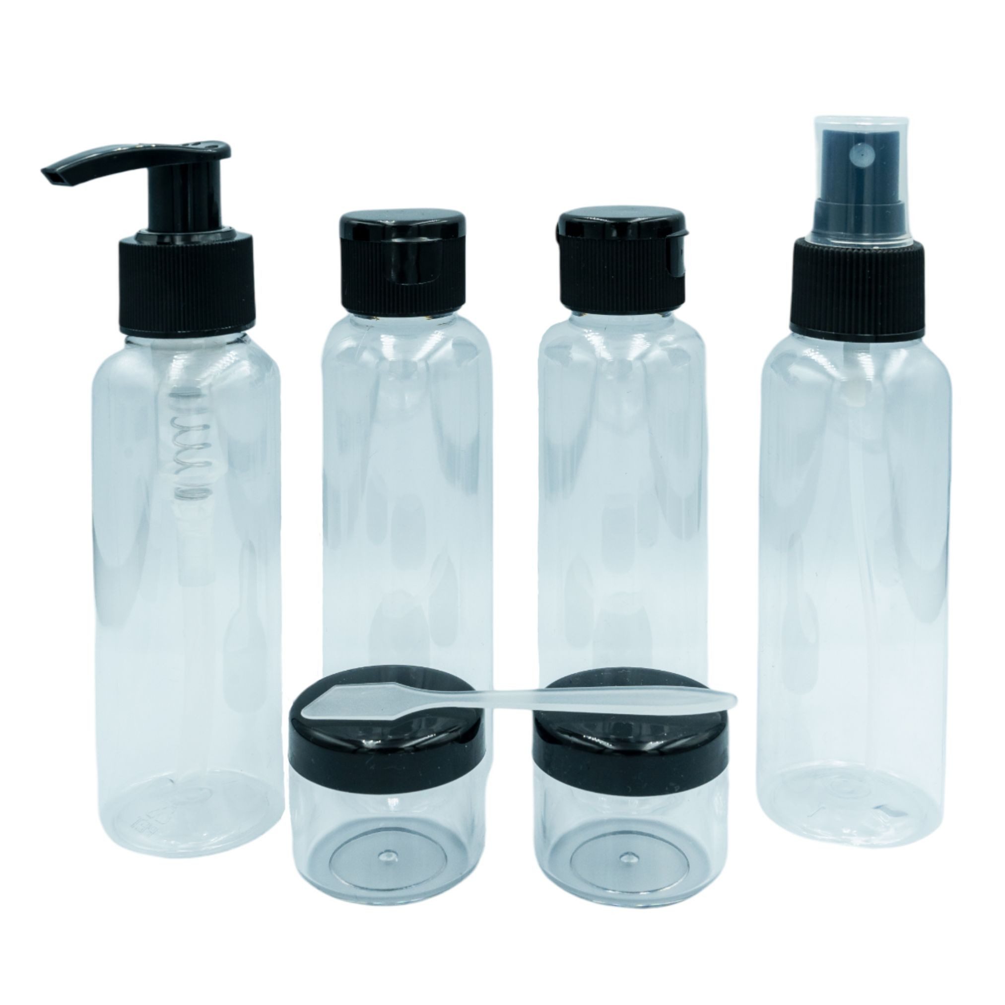 PARSA Beauty Reisebehälter Essential Reise-Refill-Set, 7-teiliger Begleiter für entspannte Reisen