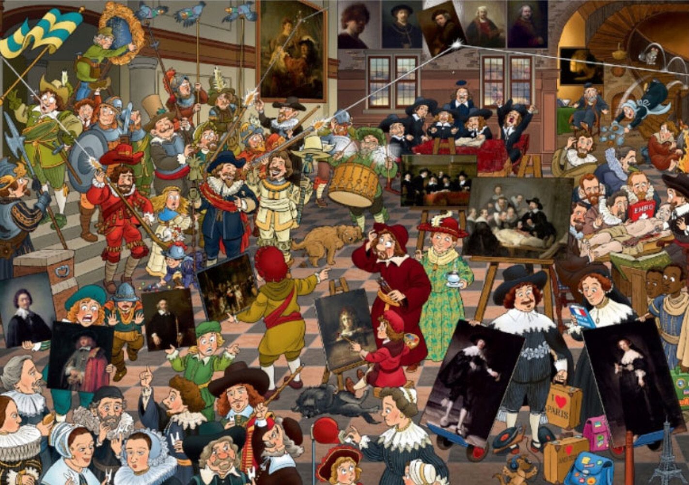 Goliath B.V. Puzzle That´s Life: Rembrandt van Rijn, Puzzleteile günstig online kaufen