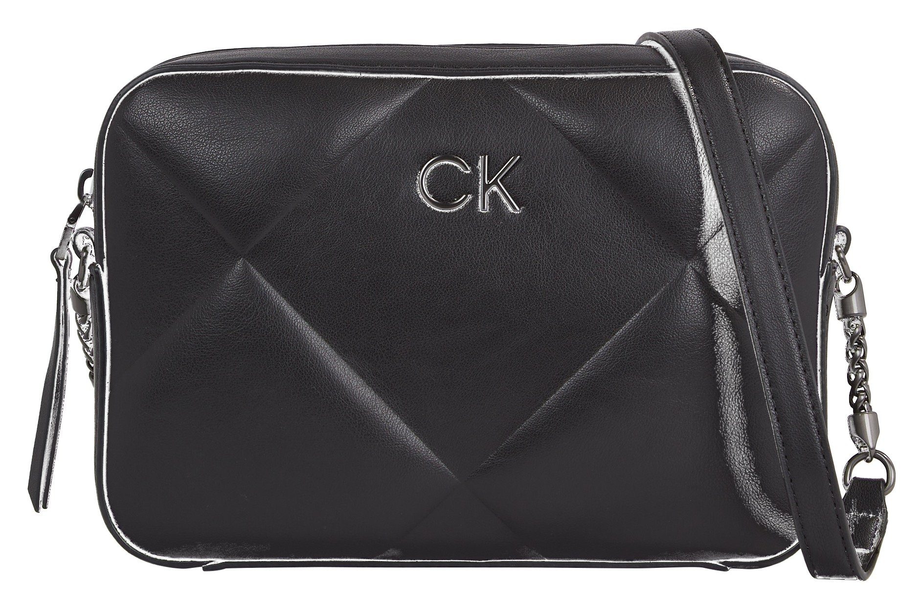 Calvin Klein Mini Bag RE-LOCK QUILT CAMERA BAG, mit modischem Strukturmuster