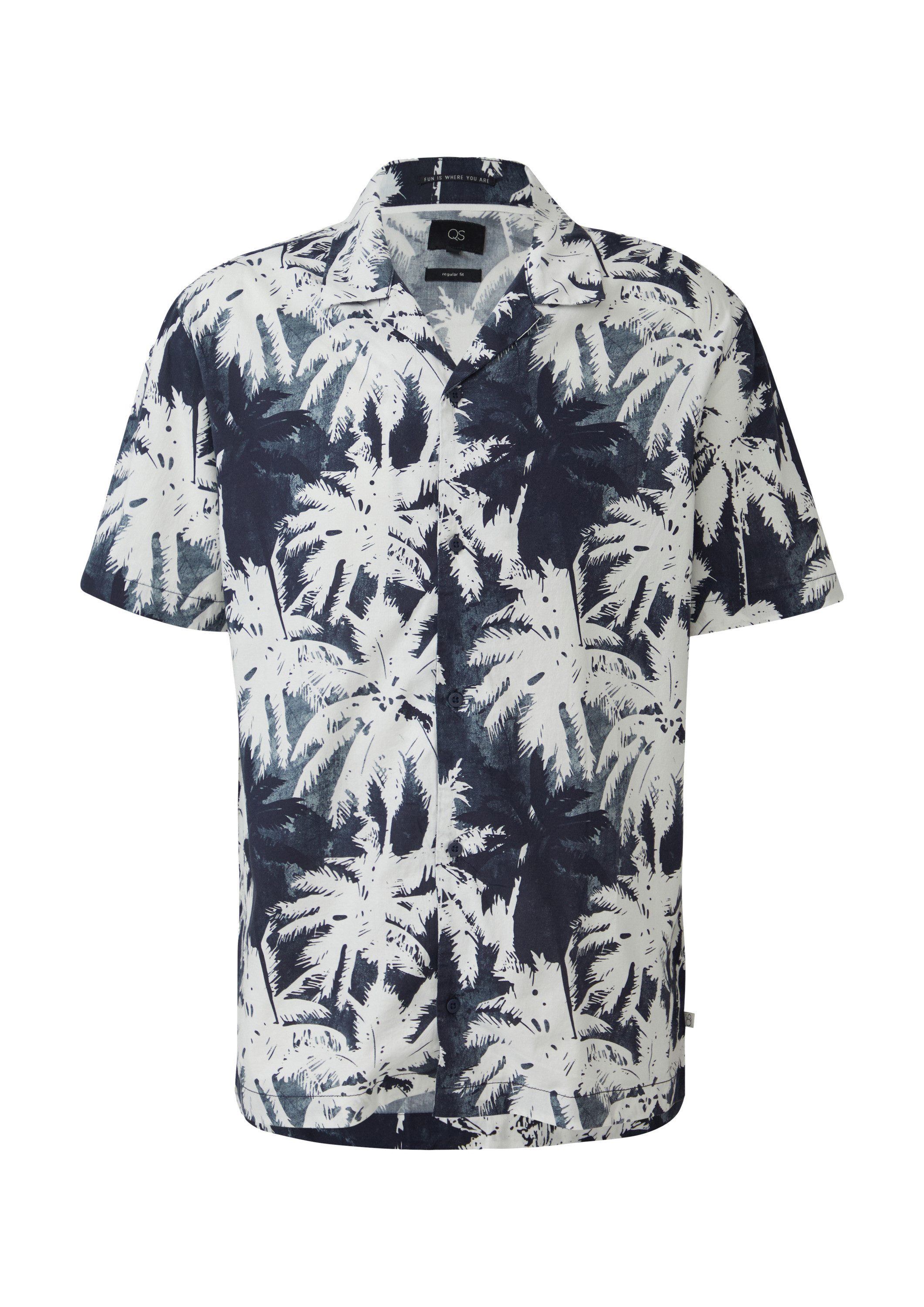 QS Kurzarmhemd Hemd Resort Fit: Hemd günstig online kaufen