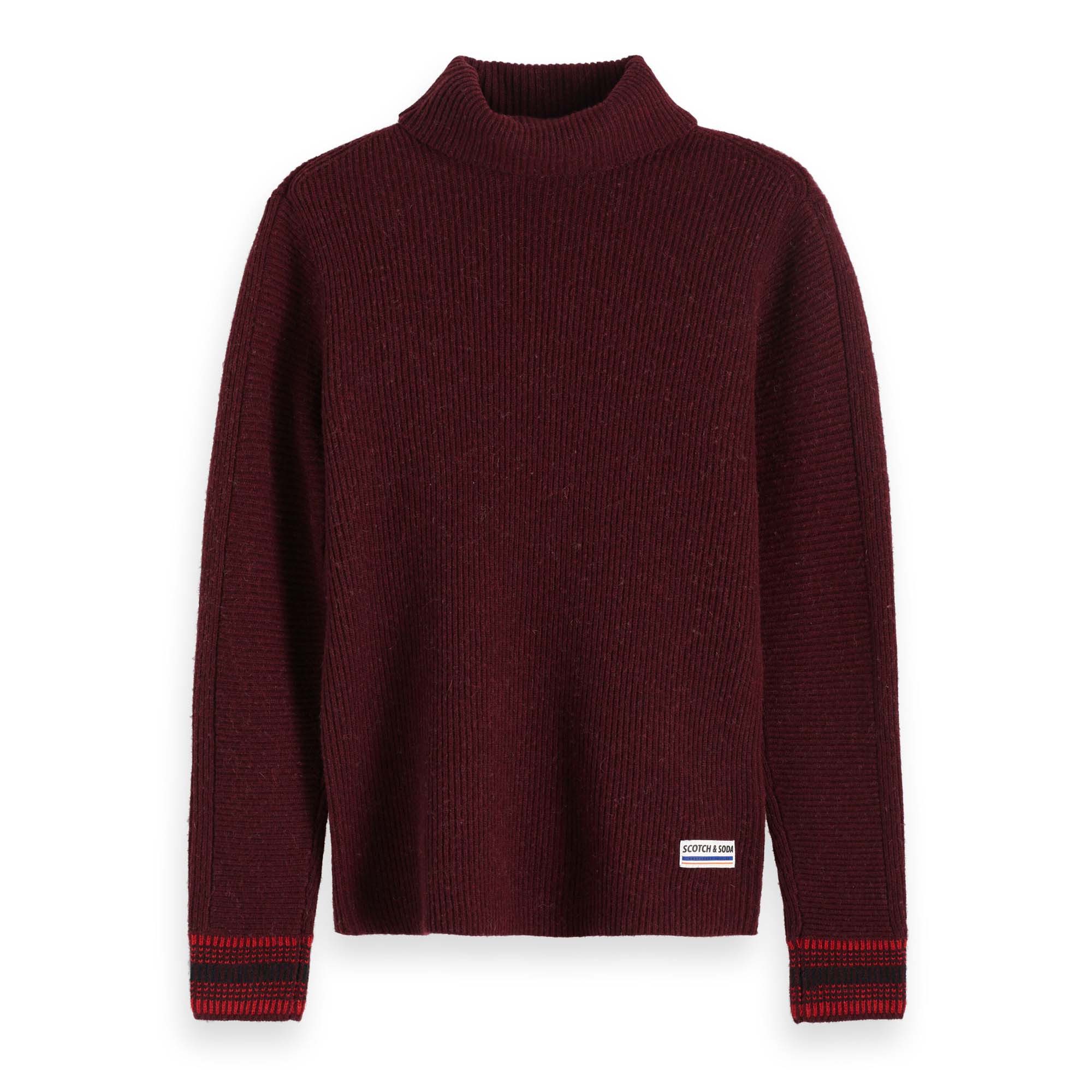Fleecepullover Scotch & Soda Herren Pullover chic turtleneck 152375