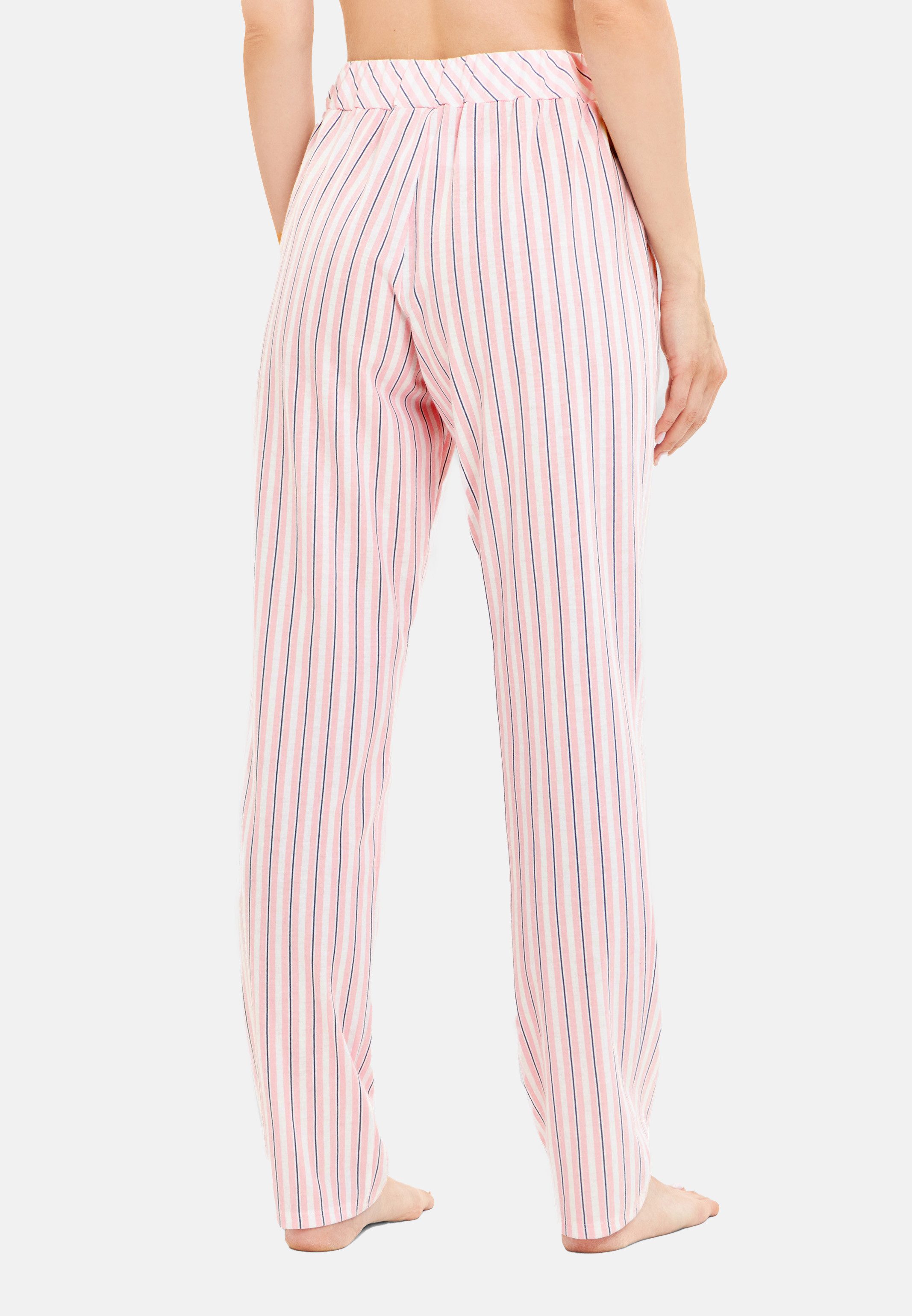 Rösch Schlafhose Basic (1-tlg) Schlafanzug Hose - Baumwolle - Atmungsaktiv - Breiter Gummibund
