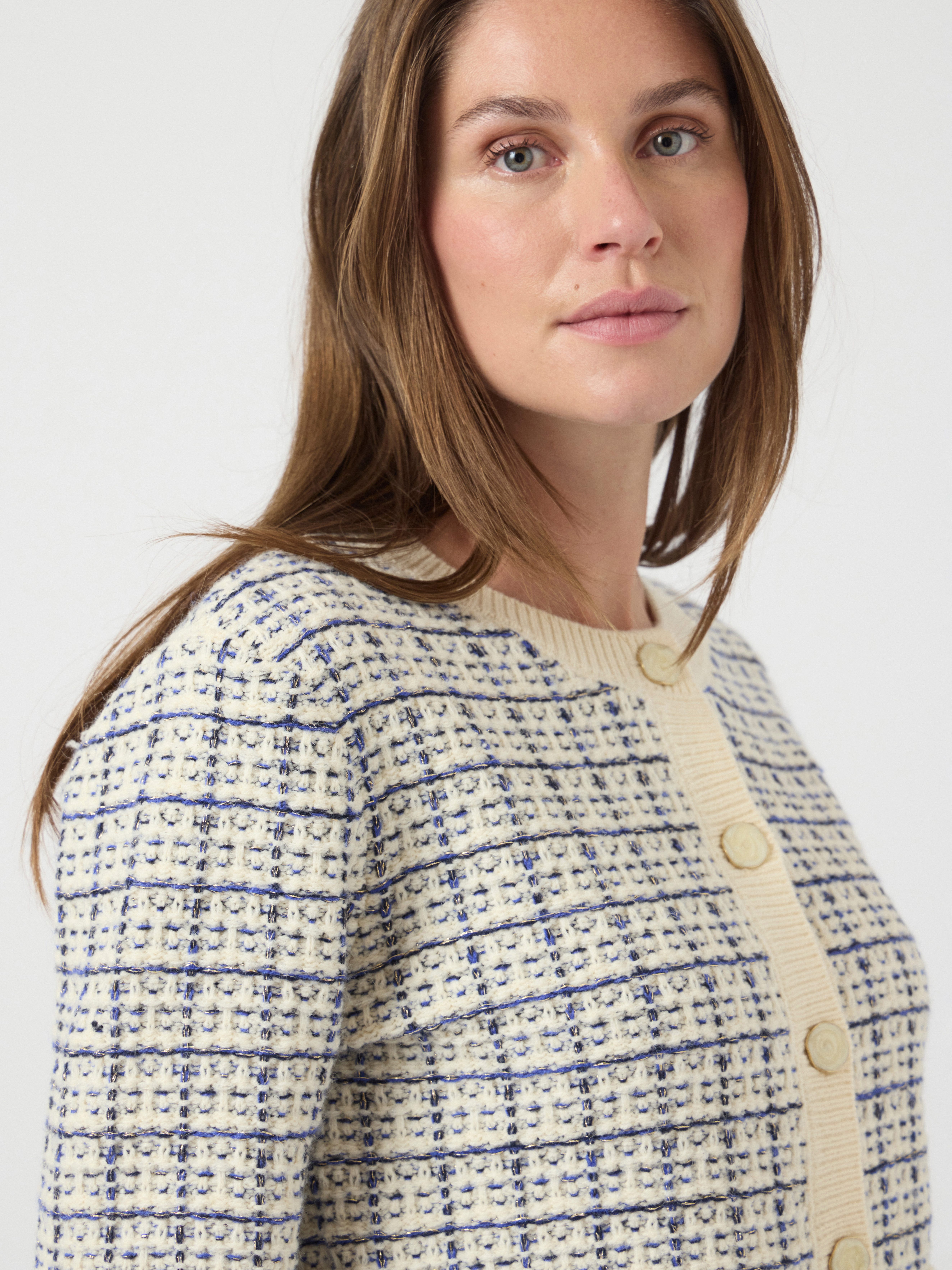 Y.A.S Strickjacke YASLIVIA LS SHORT KNIT günstig online kaufen