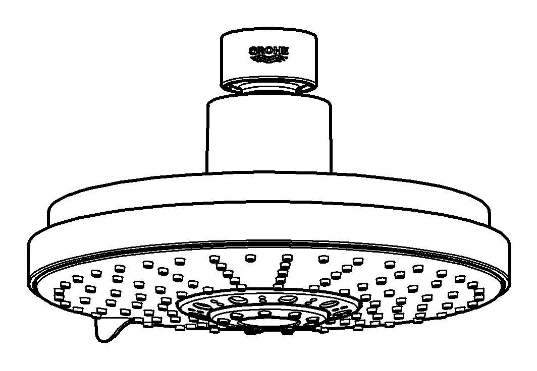 Grohe Kopfbrause Rainshower Cosmopolitan 160, Chrom günstig online kaufen