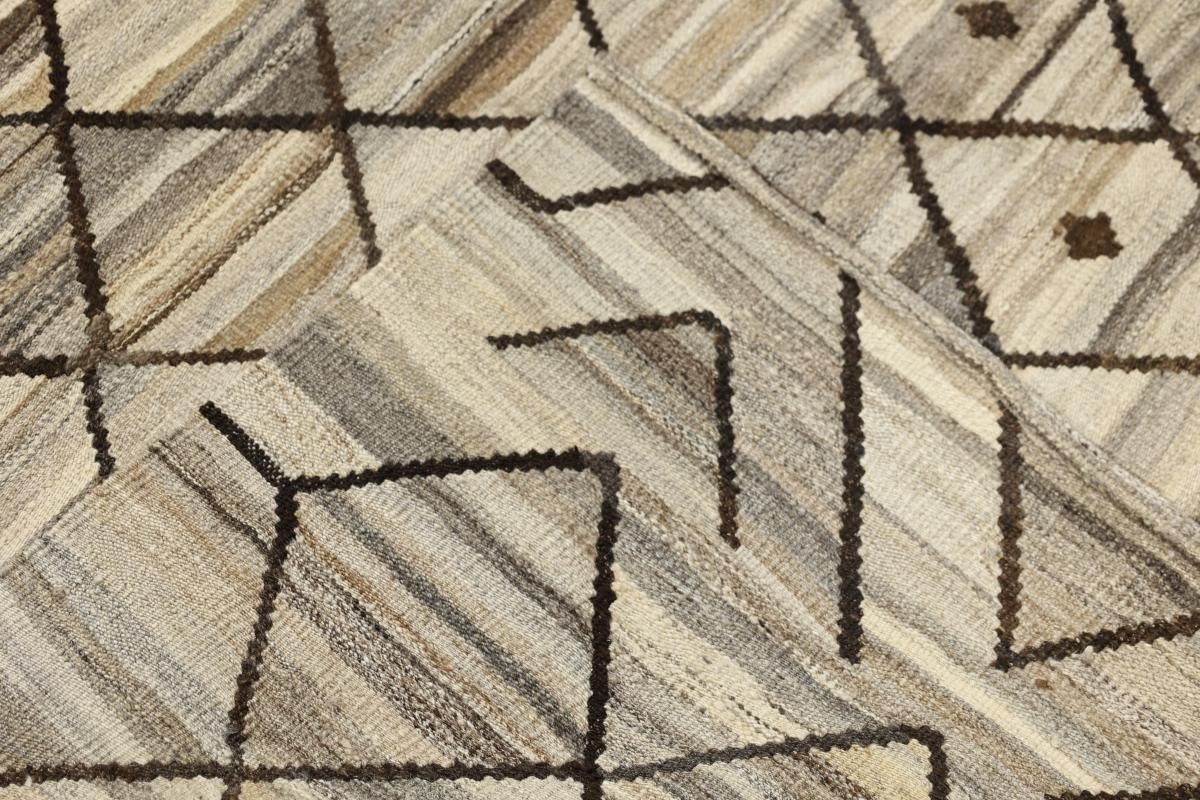 Orientteppich Kelim Berber Design 202x295 rechteckig, 3 Nain mm Höhe: Trading, Moderner Orientteppich, Handgewebter