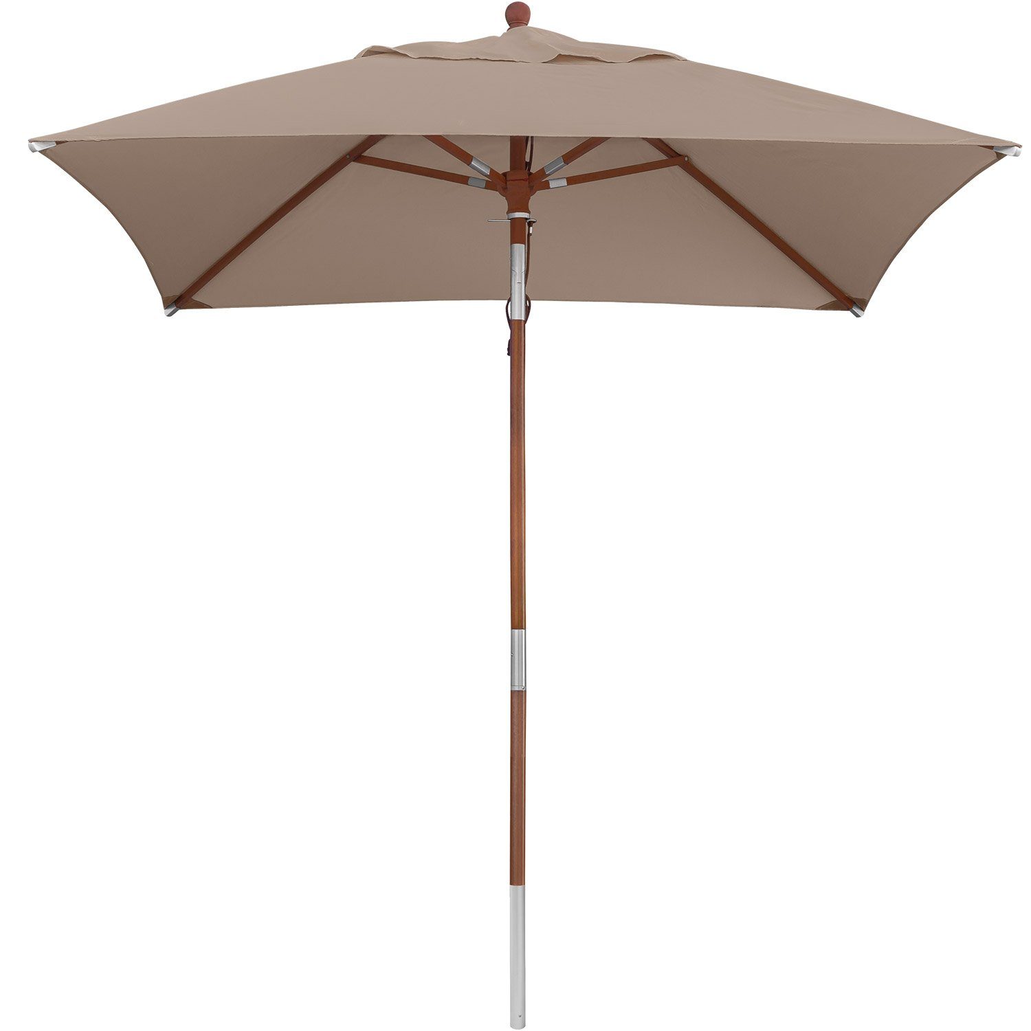 anndora-sonnenschirm Sonnenschirm Gartenschirm quadratisch, LxB: 200,00x200 günstig online kaufen