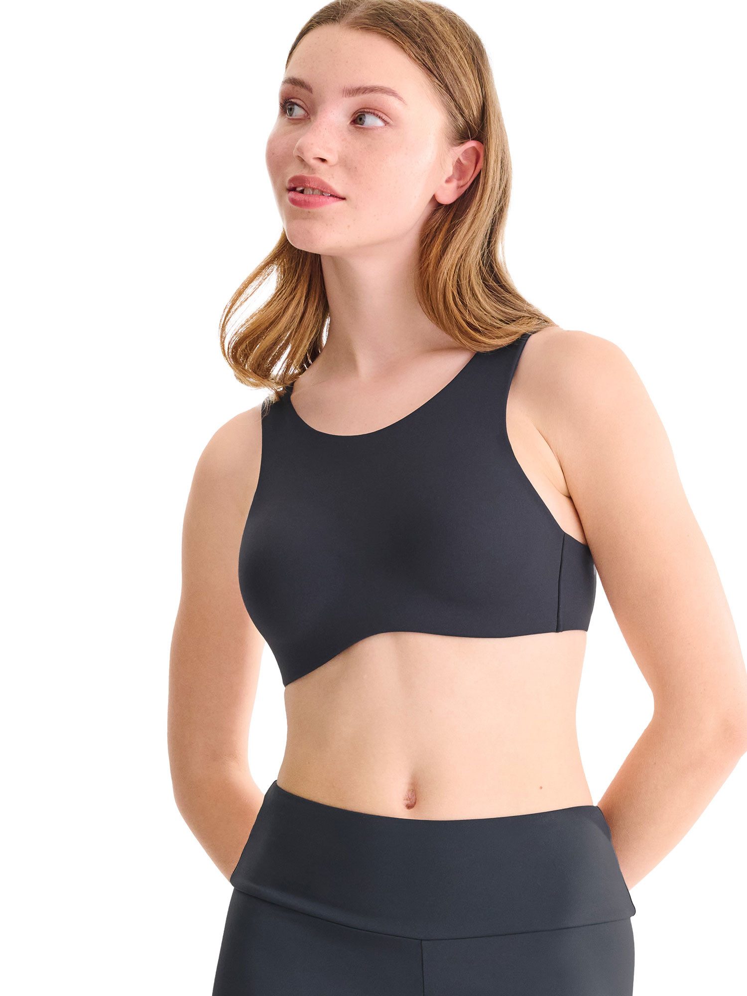 Lisca Sport-BH Soft Schalen BH ohne Bügel Free Move (Stück, 1-tlg) soft Schalen Cup, seitliche Stützstäbchen, keine Bügel