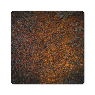 MuchoWow Gaming Mauspad Rost - Bronze - Platte (1-St), Gaming, Rutschfester Unterseite, Mausunterlage, 60x60 cm, XXL, Großes
