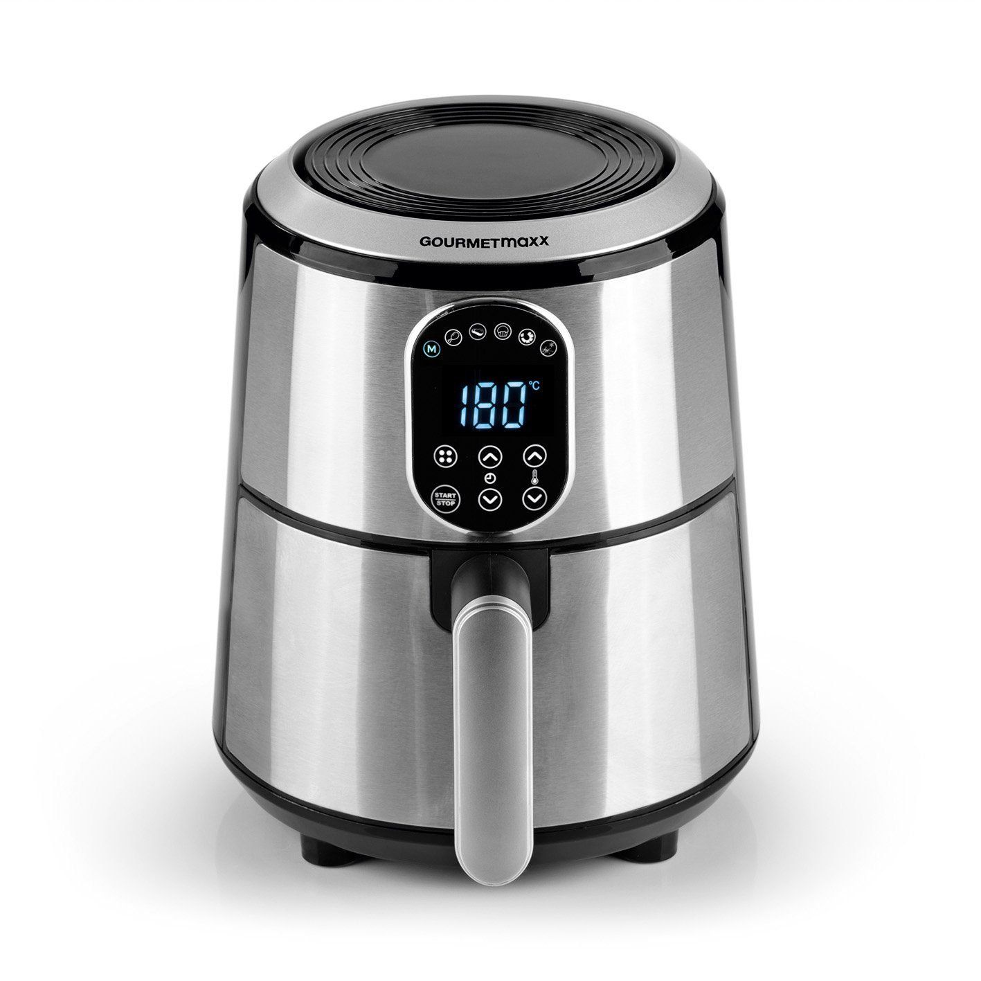 GOURMETmaxx Heißluftfritteuse, 1500 W, 6 Programme, Timer, fettarmes Garen