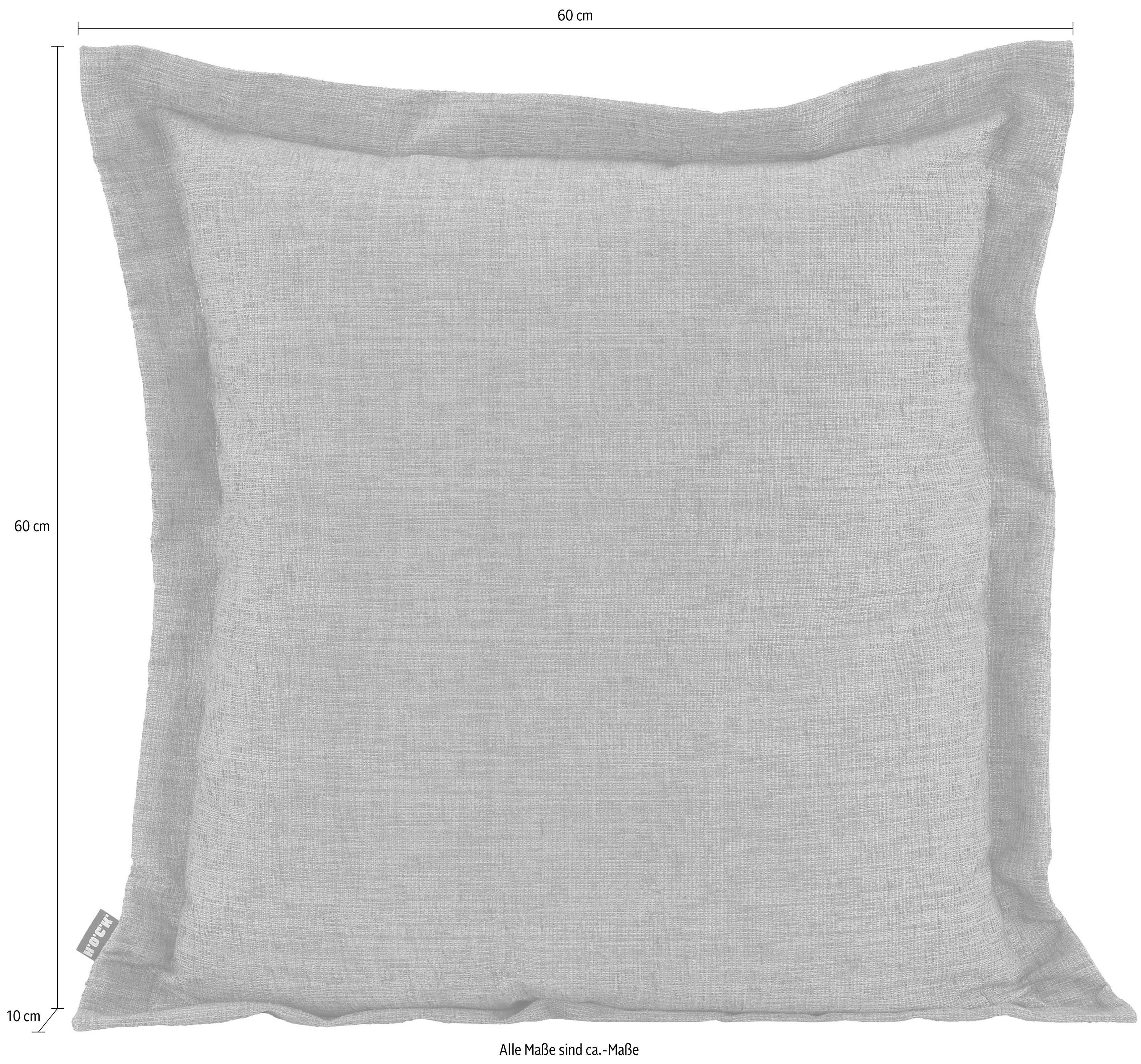 H.O.C.K. Dekokissen "Addicted" mit hübschem Stehsaum, Kissenhülle mit Füllu günstig online kaufen