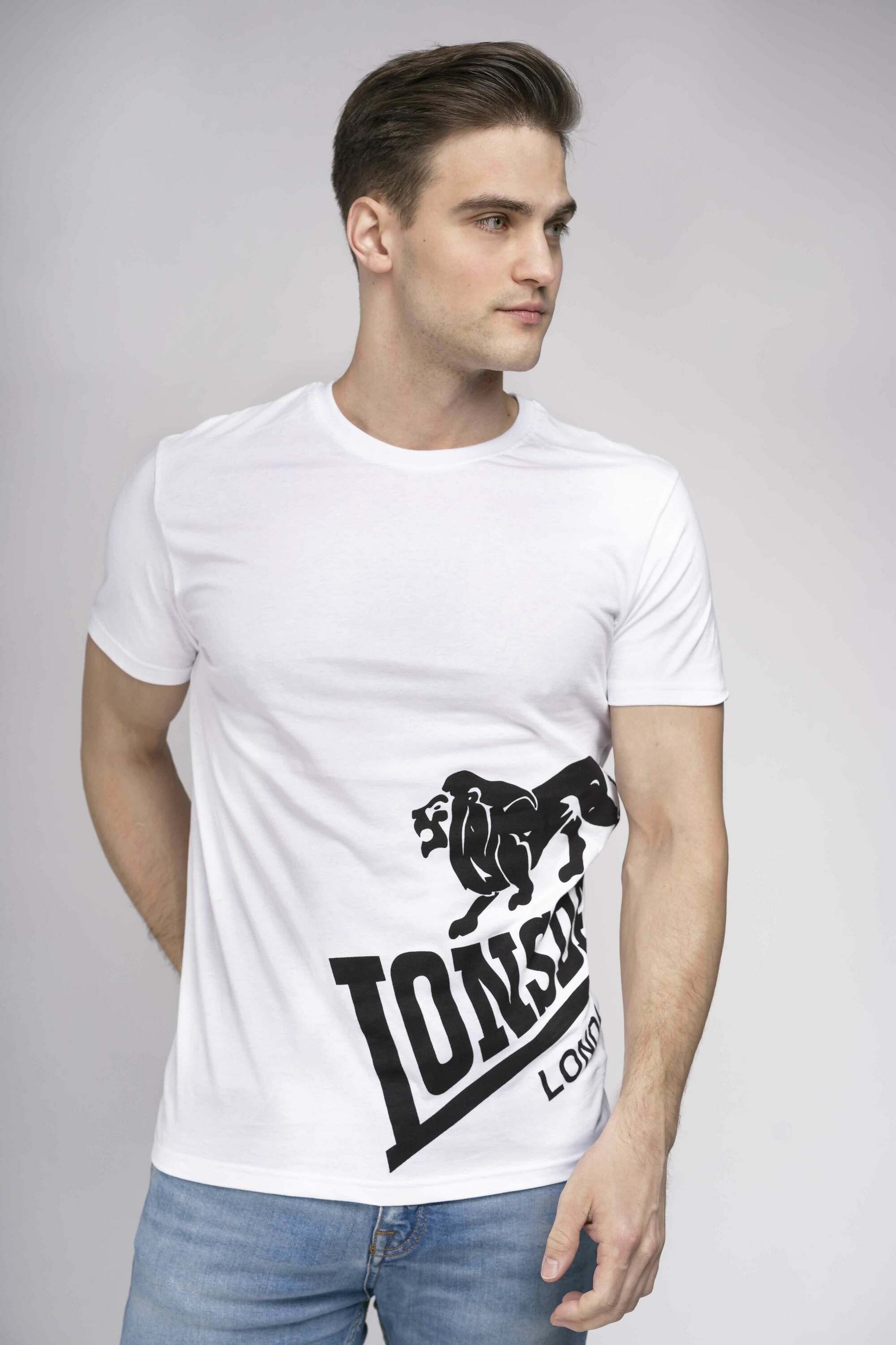 Lonsdale T-Shirt DEREHAM White