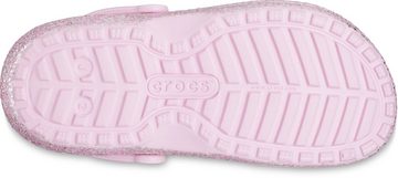 Crocs Classic Lined Glitter Clog K Hausschuh mit Fersenriemchen