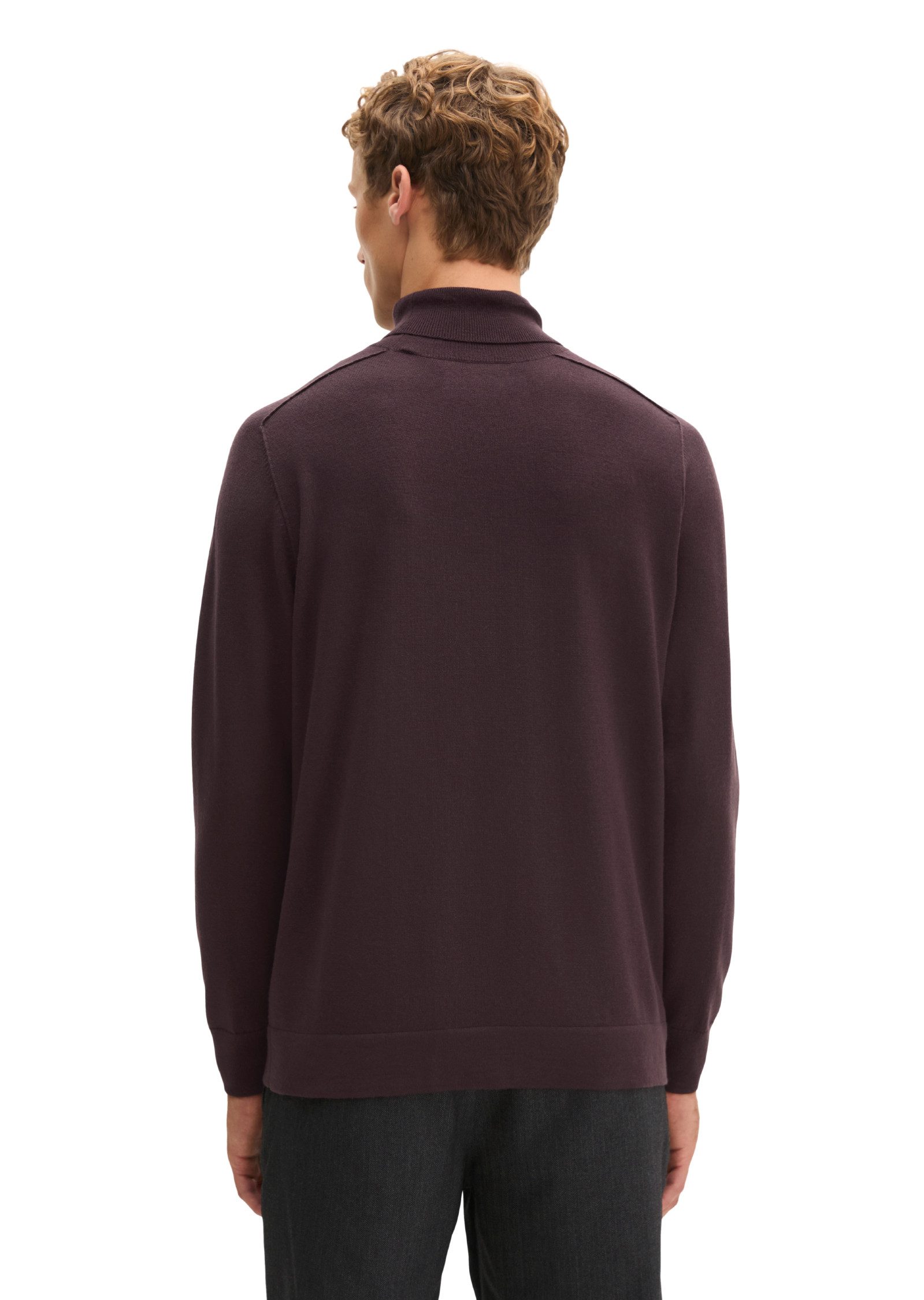 Marc O'Polo Rollkragenpullover aus weicher Merinowolle – Bild 3 von 5