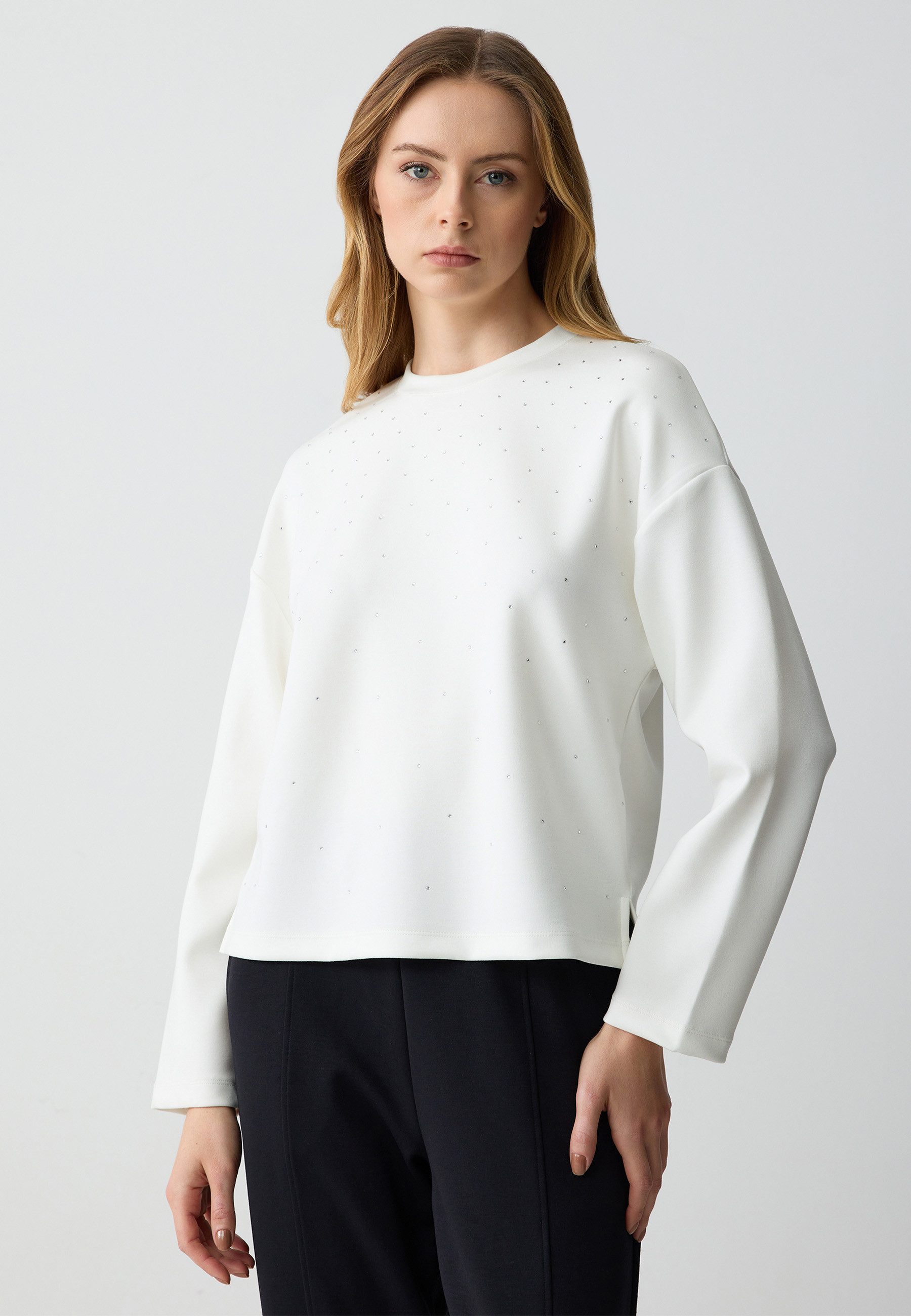 Jimmy Key Sweatshirt Sweatshirt Mit Rundhalsausschnitt günstig online kaufen