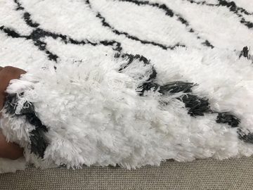 Orientteppich Handgemachter Teppich Orient Shaggy Handgetuftet, Wawa Teppich