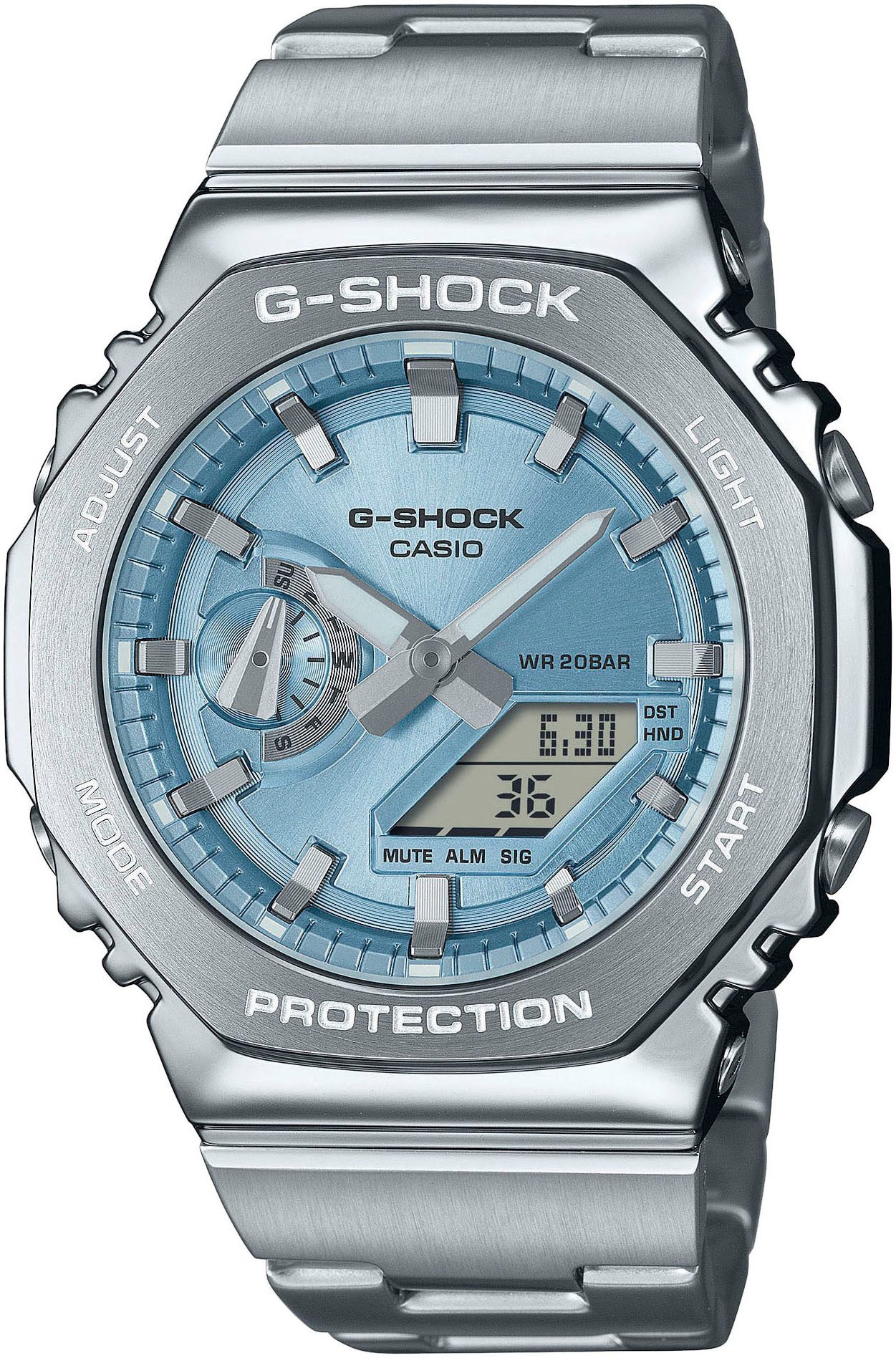 CASIO G-SHOCK Chronograph GM-2110D-2AER, Quarzuhr Armbanduhr,Herren,digital günstig online kaufen