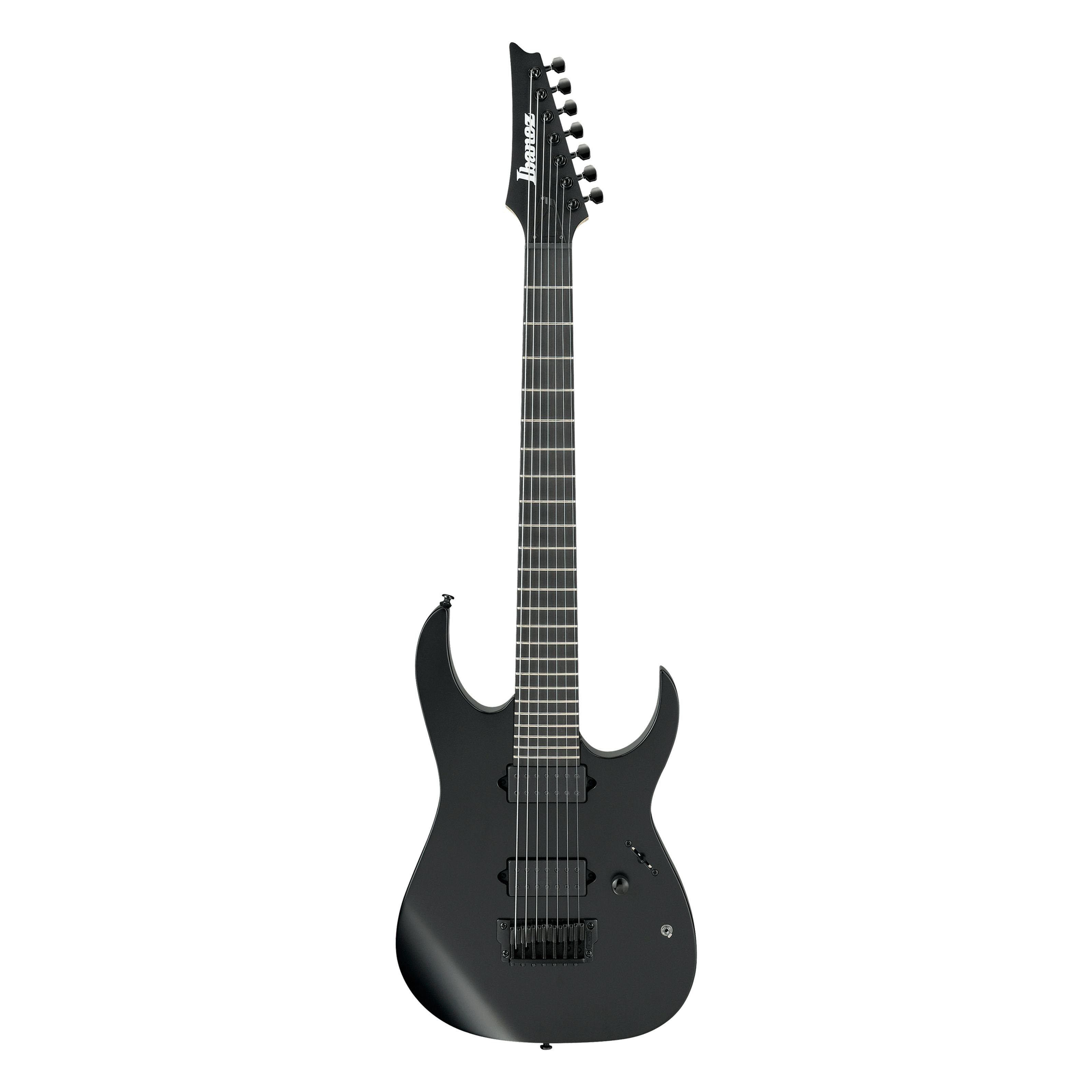 Ibanez E-Gitarre, E-Gitarren, Ibanez Modelle, Iron Label RGIXL7-BKF Black Flat - E-Gitarre