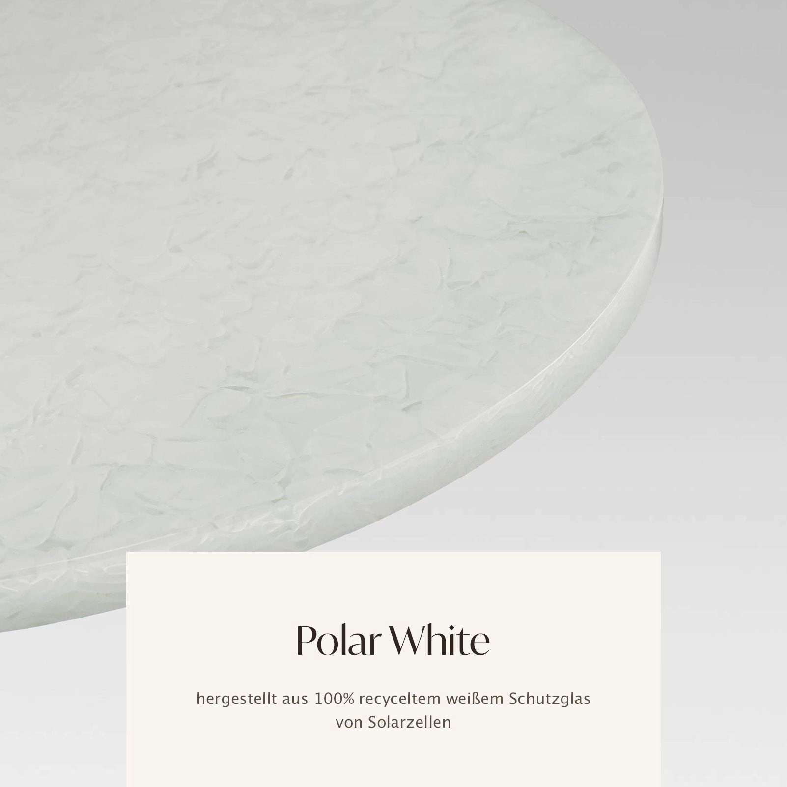 MAGNA Atelier mit Ø30cm Dekotablett Polar GLASKERAMIK, CHEFCHAOUEN White Käseplatte rund, Glaskeramik