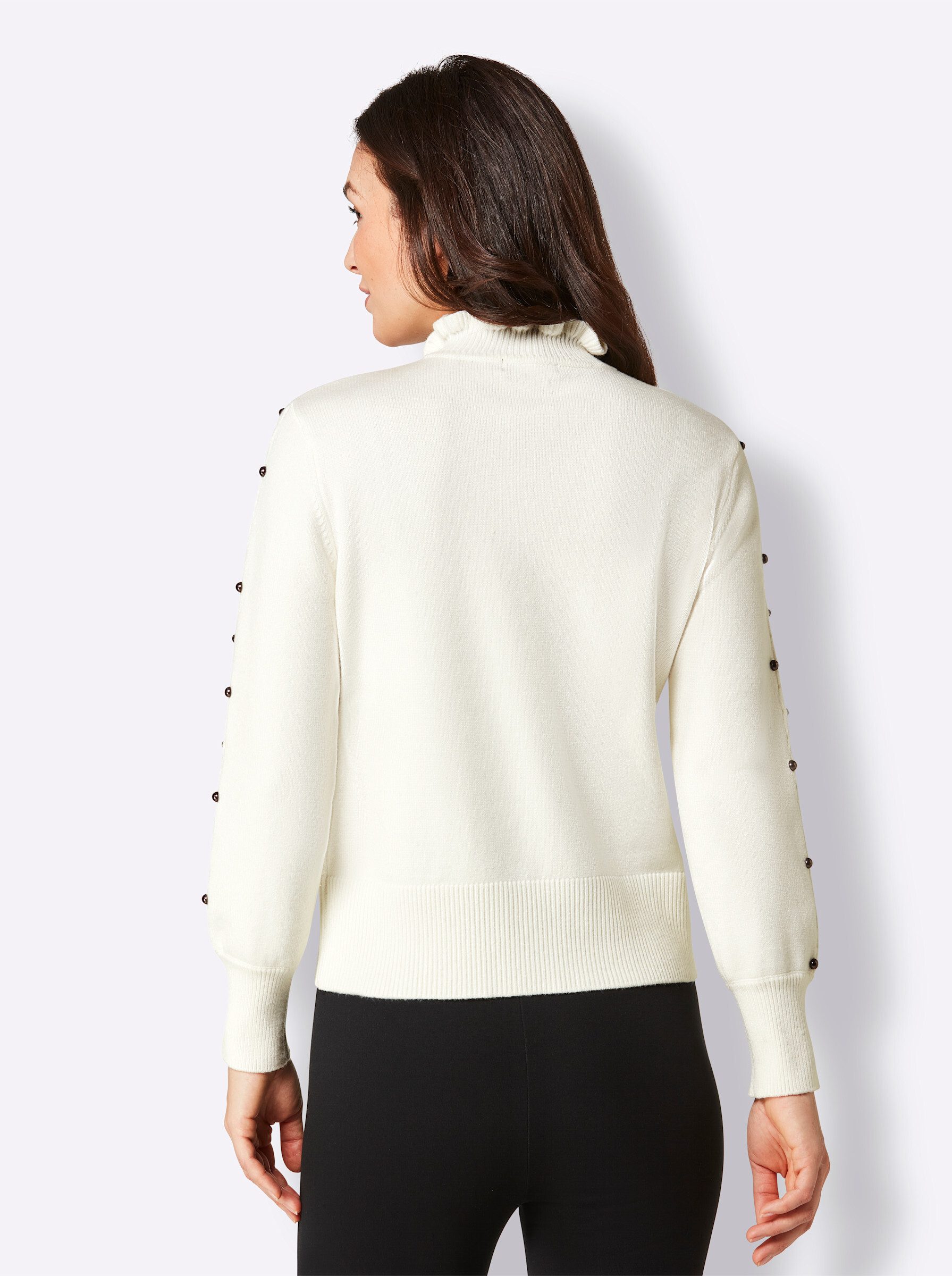 creation L Strickpullover Stehkragenpullover . günstig online kaufen