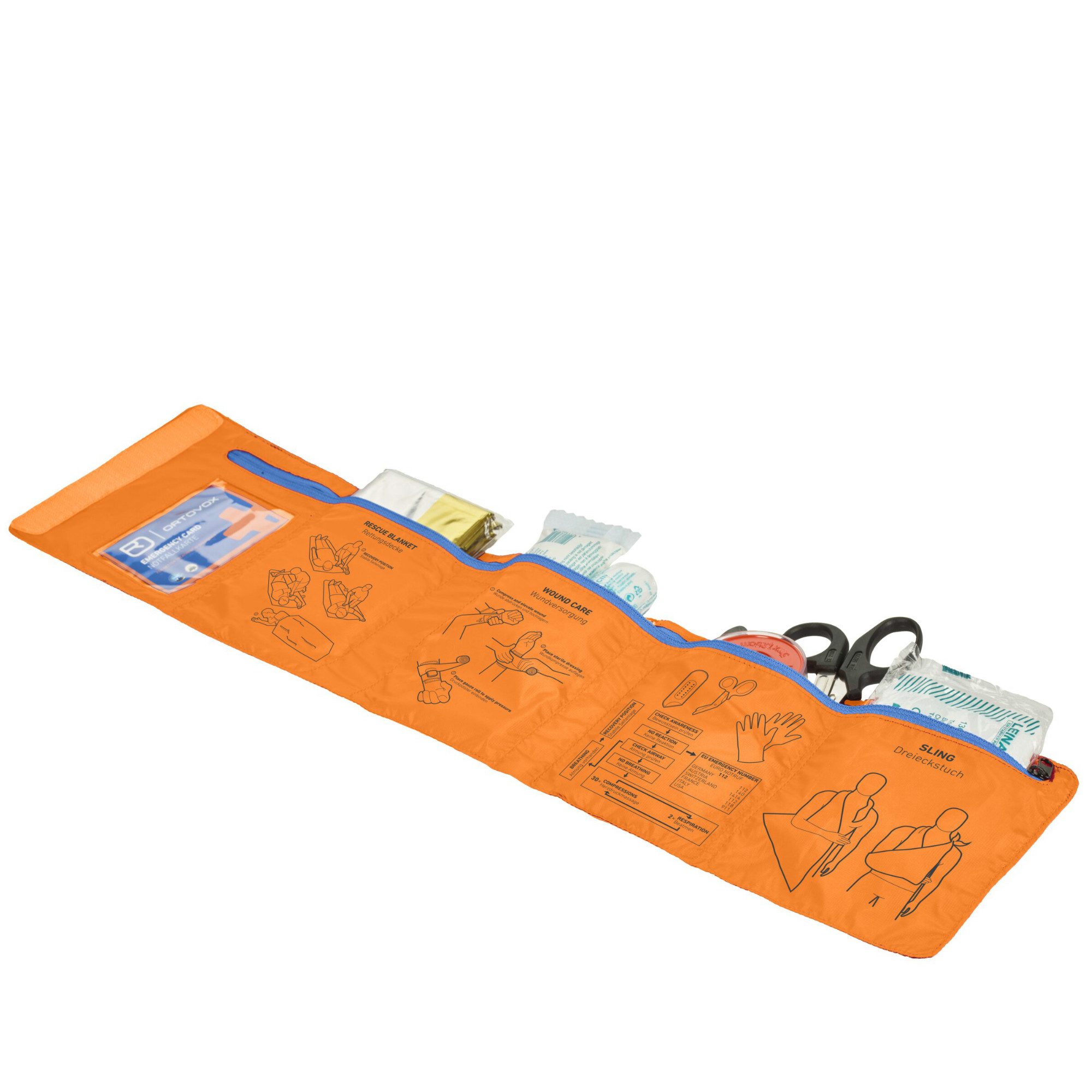 Ortovox Erste-Hilfe-Set FIRST AID ROLL DOC orange