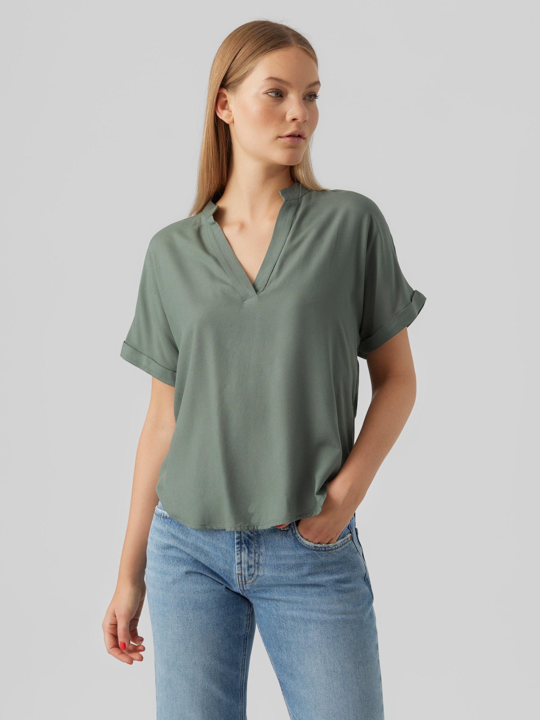 Vero Moda Shirtbluse VMBEAUTY SS TOP günstig online kaufen