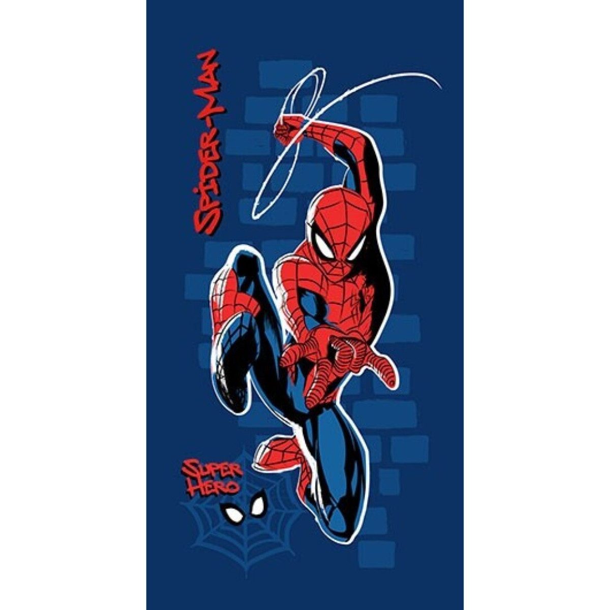 Aymax sprl Strandtuch Spiderman Badehandtuch aus 100% Baumwolle Strandtuch 70x140 cm