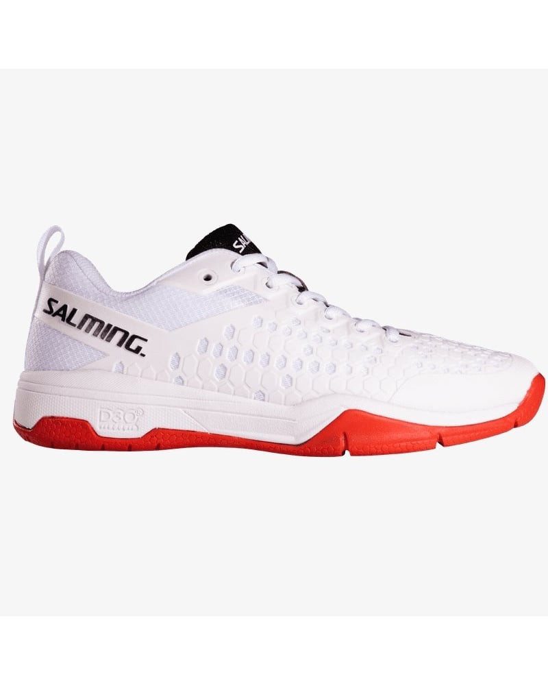 Hallen-Indoorschuhe Eagle weiss/rot Damen Squashschuh