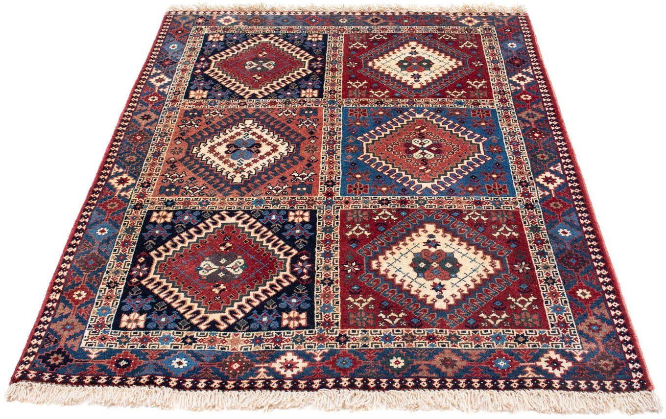 Orientteppich Perser - Nomadic - 143 x 100 cm - blau, morgenland, rechteckig, Höhe: 10 mm, Wohnzimmer, Handgeknüpft, Einzelstück mit Zertifikat