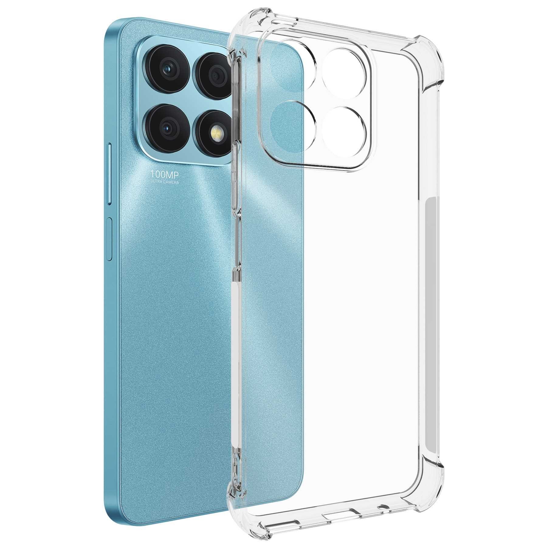mtb more energy Smartphone-Hülle Clear Armor Case für Honor X8a (6.75), Transparente TPU Schutzhülle Case Backcover mit Anti-Shock Verstärkung