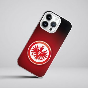 DeinDesign Handyhülle Eintracht Frankfurt Offizielles Lizenzprodukt Wappen, Apple iPhone 14 Pro Silikon Hülle Bumper Case Handy Schutzhülle