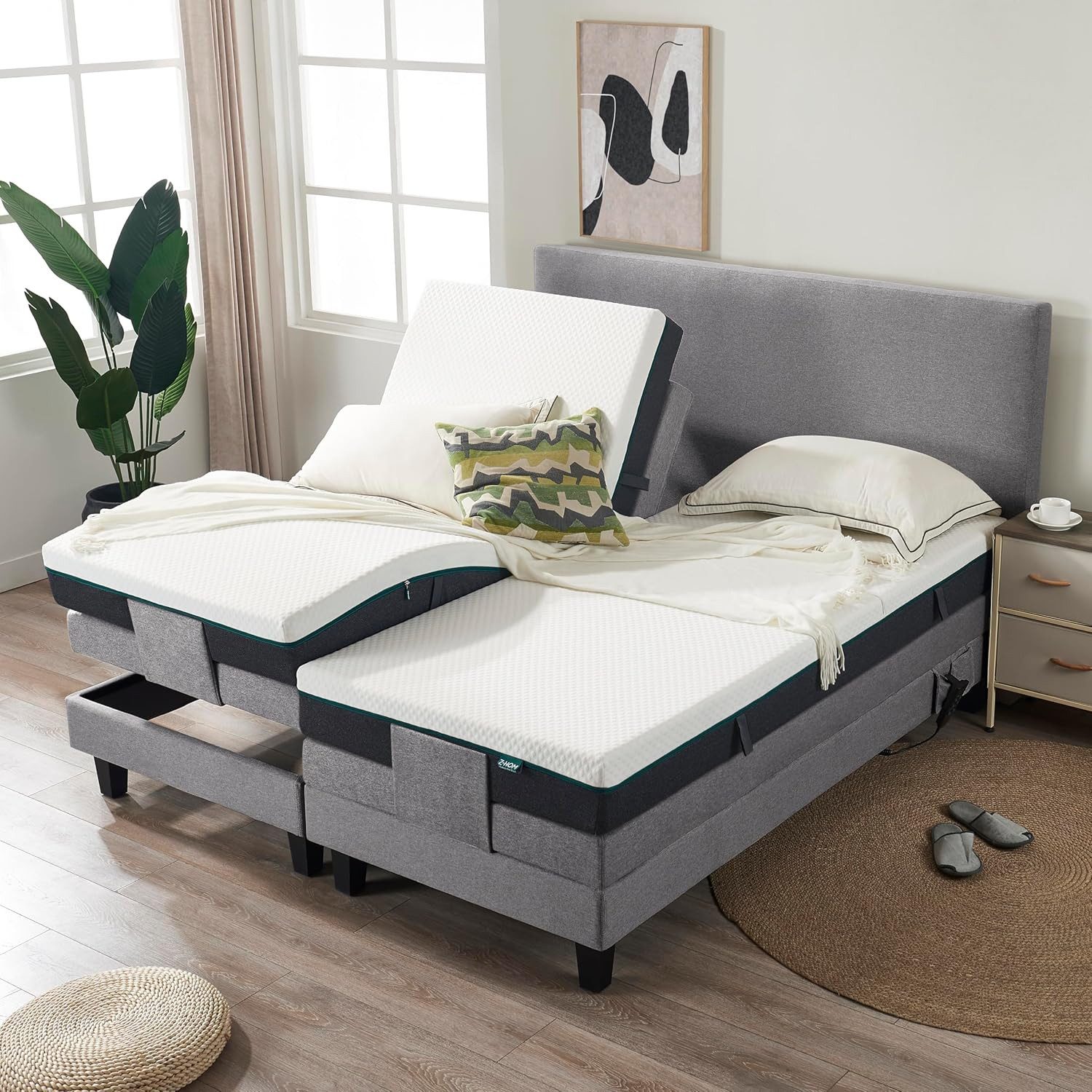 V6 Boxspringbett Motorbett 209E Bestes Preis-Leistungs-Verhältnis